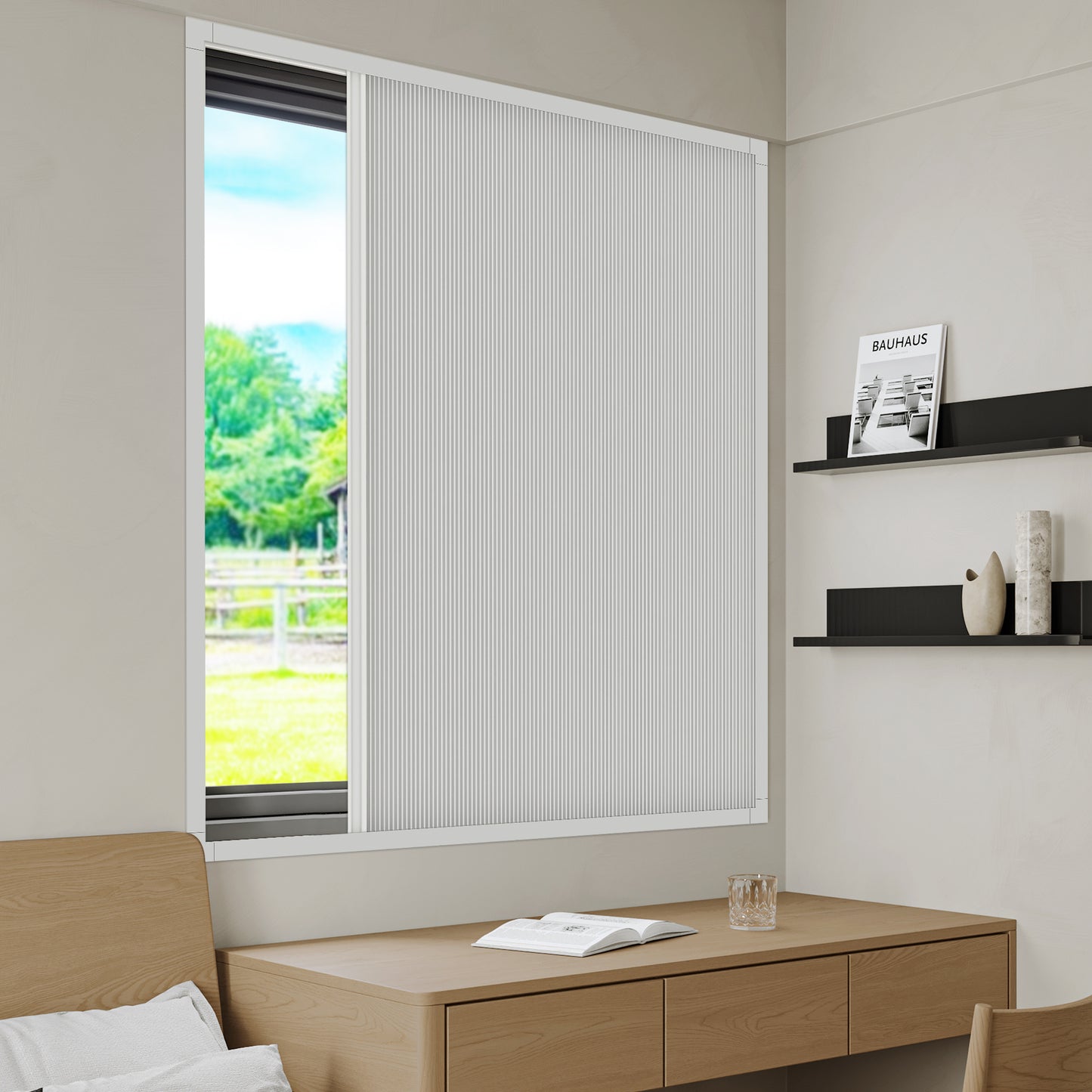 Honeycomb blackout curtain