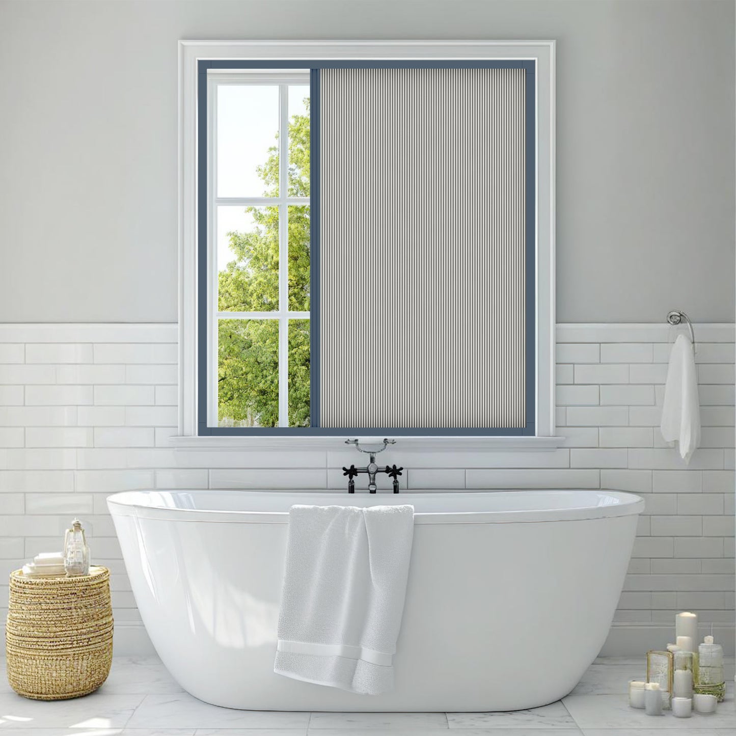 Honeycomb blackout curtain